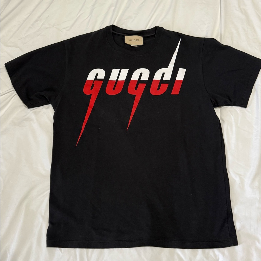 Authentic Gucci Blade Print Tshirt M